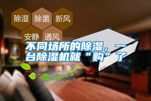 不同場(chǎng)所的除濕，一臺(tái)除濕機(jī)就“購(gòu)”了