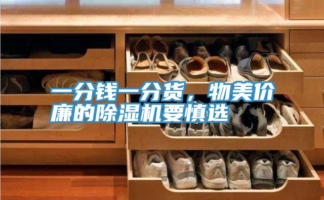 一分錢一分貨，物美價廉的除濕機要慎選