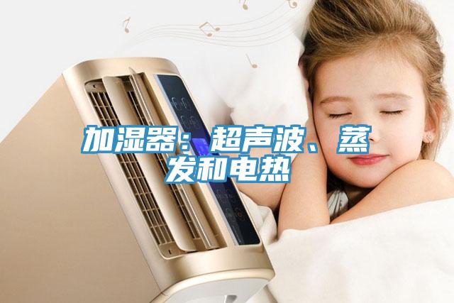 加濕器：超聲波、蒸發(fā)和電熱
