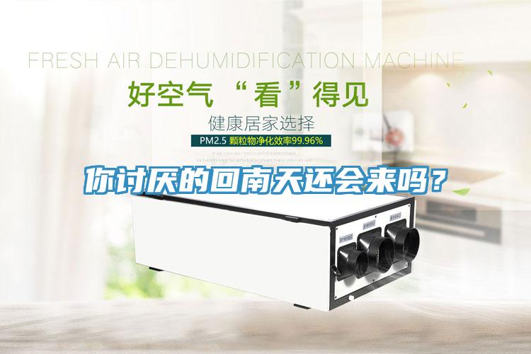 你討厭的回南天還會來嗎？