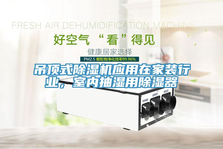吊頂式除濕機(jī)應(yīng)用在家裝行業(yè)，室內(nèi)抽濕用除濕器