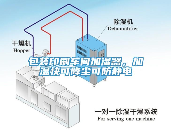 包裝印刷車間加濕器，加濕快可降塵可防靜電