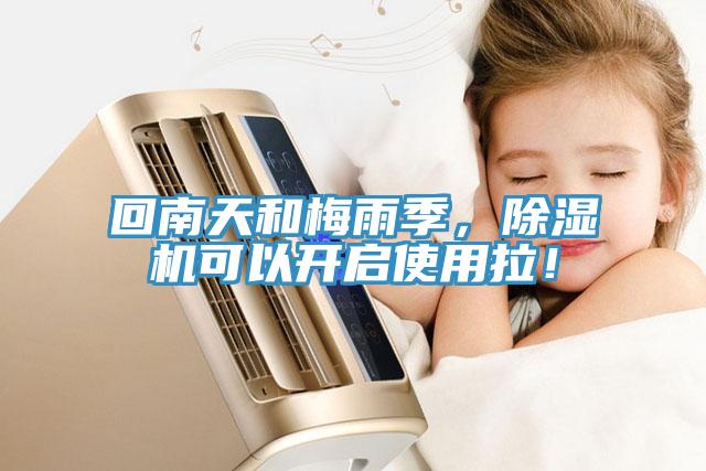 回南天和梅雨季，除濕機(jī)可以開(kāi)啟使用拉！