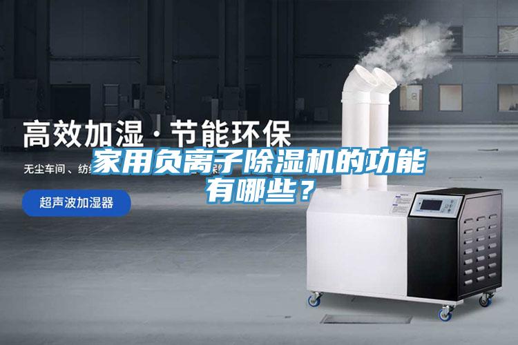 家用負離子除濕機的功能有哪些？