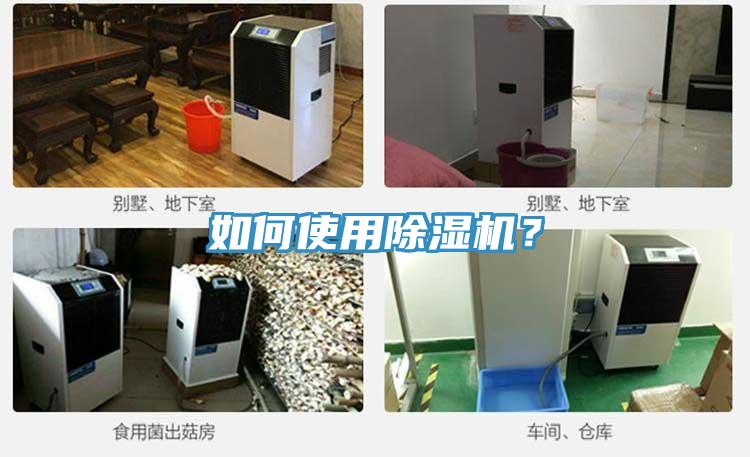 如何使用除濕機？