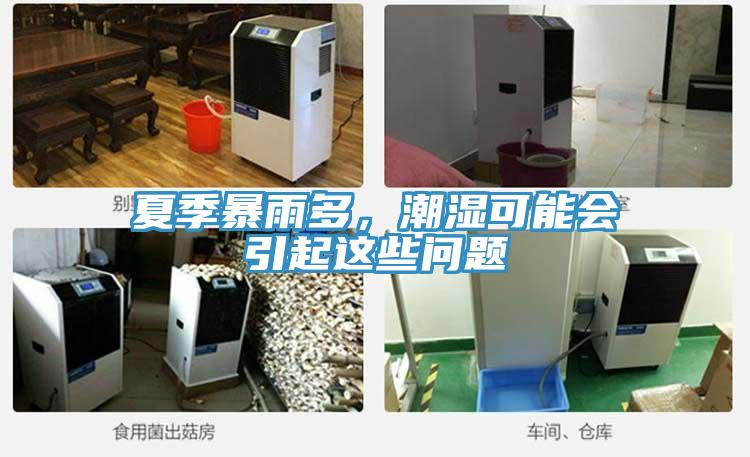 夏季暴雨多，潮濕可能會引起這些問題