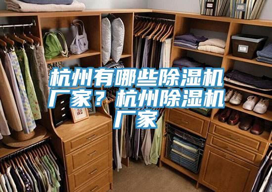 杭州有哪些除濕機(jī)廠家？杭州除濕機(jī)廠家