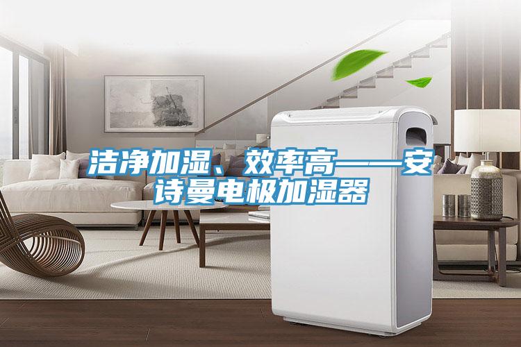 潔凈加濕、效率高——安詩曼電極加濕器