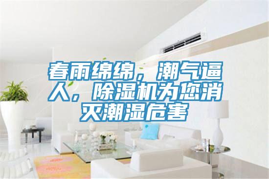 春雨綿綿，潮氣逼人，除濕機為您消滅潮濕危害