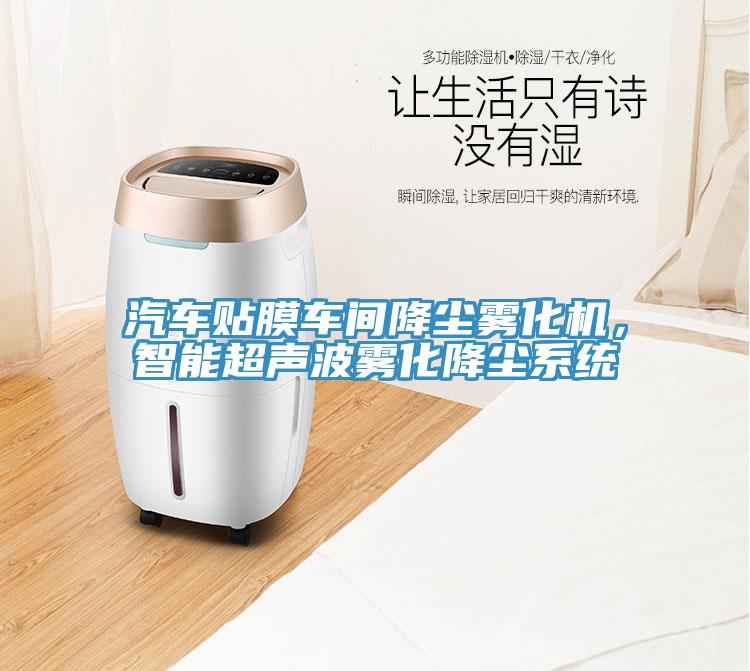 汽車貼膜車間降塵霧化機(jī)，智能超聲波霧化降塵系統(tǒng)