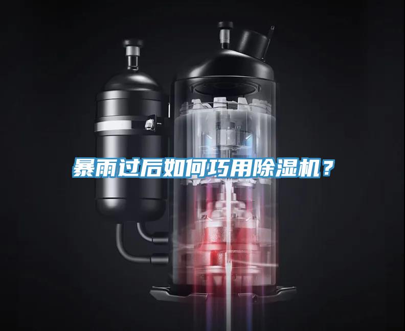暴雨過后如何巧用除濕機？