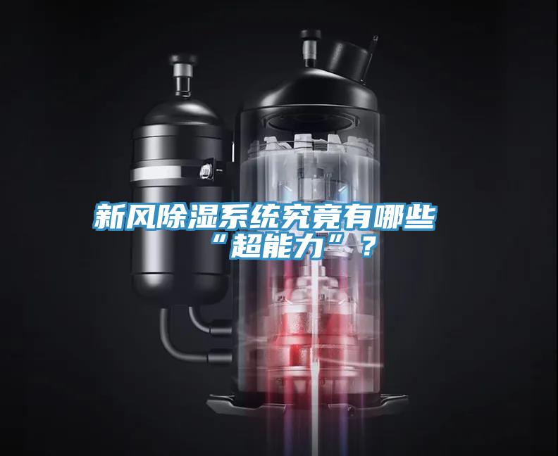 新風除濕系統(tǒng)究竟有哪些“超能力”？