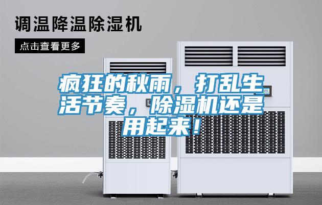 瘋狂的秋雨，打亂生活節(jié)奏，除濕機(jī)還是用起來(lái)！