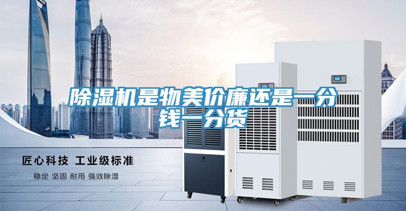 除濕機(jī)是物美價(jià)廉還是一分錢(qián)一分貨