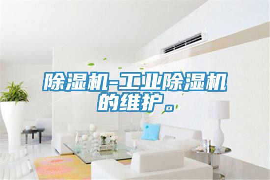 除濕機(jī)-工業(yè)除濕機(jī)的維護(hù)。