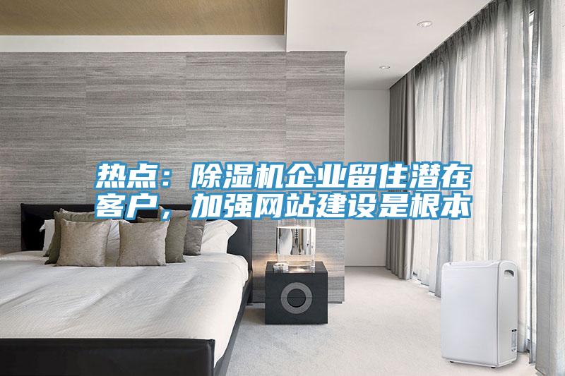 熱點(diǎn)：除濕機(jī)企業(yè)留住潛在客戶，加強(qiáng)網(wǎng)站建設(shè)是根本