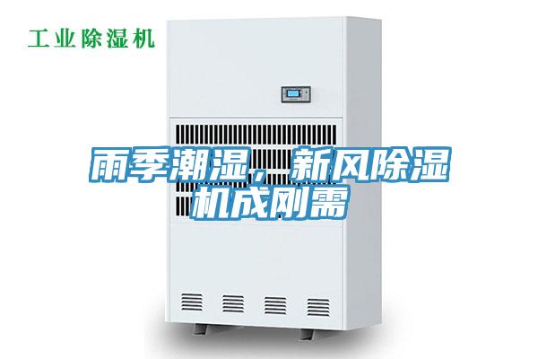 雨季潮濕，新風除濕機成剛需