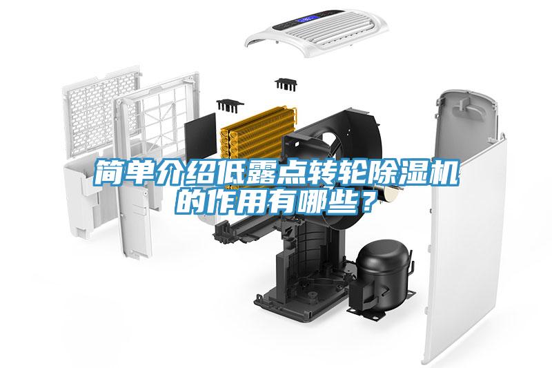 簡單介紹低露點轉(zhuǎn)輪除濕機的作用有哪些？
