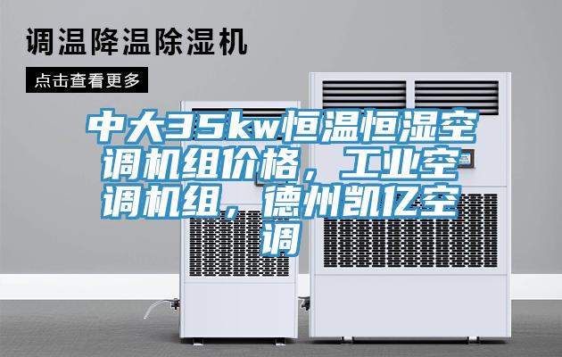 中大35kw恒溫恒濕空調(diào)機(jī)組價(jià)格，工業(yè)空調(diào)機(jī)組，德州凱億空調(diào)