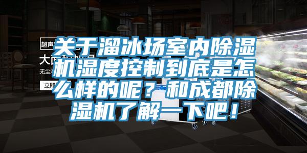 關(guān)于溜冰場(chǎng)室內(nèi)除濕機(jī)濕度控制到底是怎么樣的呢？和成都除濕機(jī)了解一下吧！