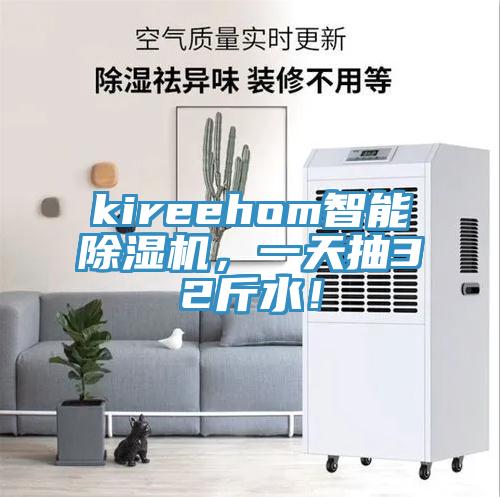 kireehom智能除濕機，一天抽32斤水！