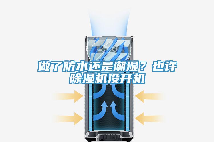 做了防水還是潮濕？也許除濕機沒開機