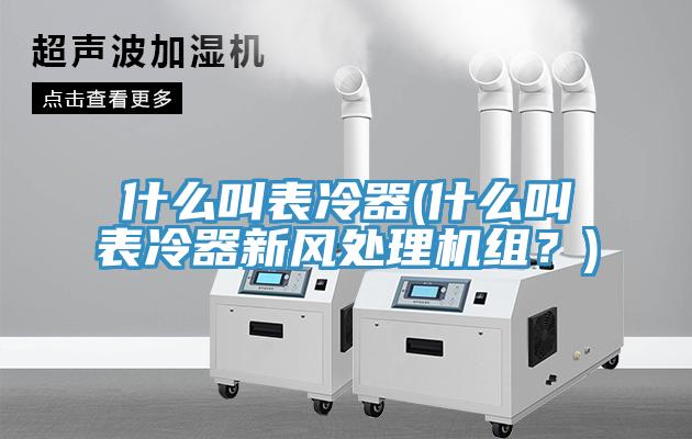 什么叫表冷器(什么叫表冷器新風處理機組？)