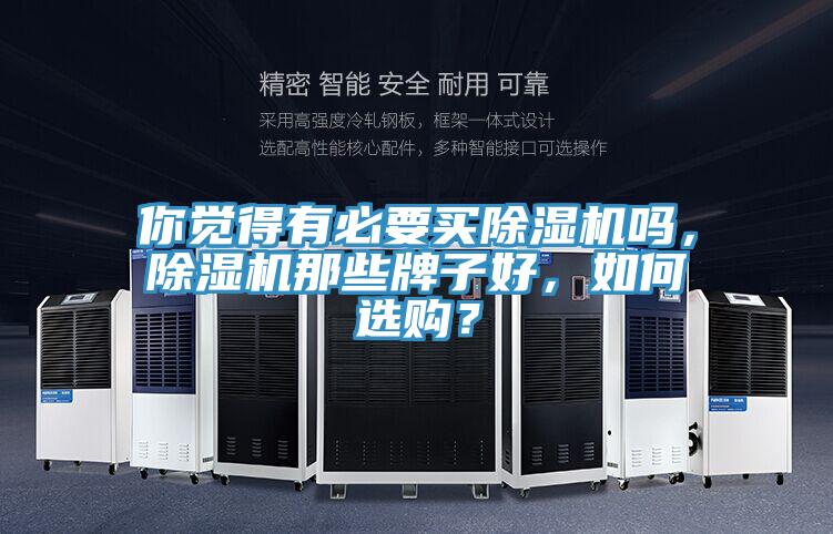 你覺得有必要買除濕機嗎，除濕機那些牌子好，如何選購？