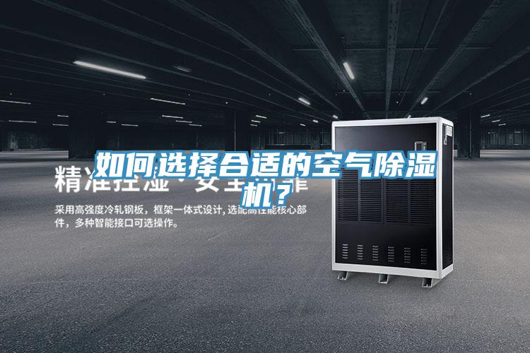 如何選擇合適的空氣除濕機(jī)？