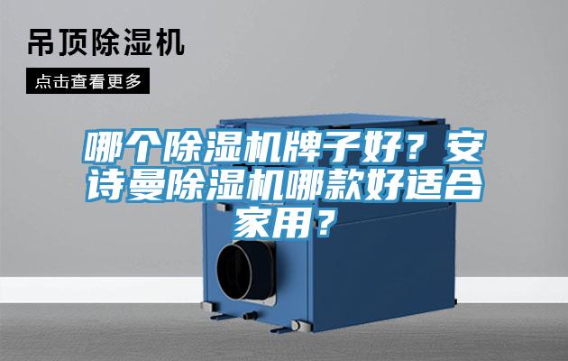 哪個除濕機牌子好？安詩曼除濕機哪款好適合家用？