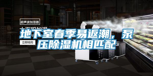 地下室春季易返潮，泵壓除濕機相匹配