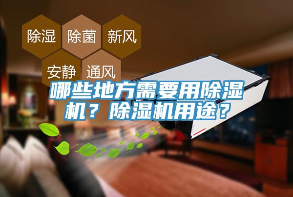 哪些地方需要用除濕機(jī)？除濕機(jī)用途？