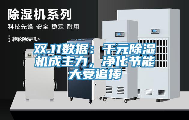 雙.11數(shù)據(jù)：千元除濕機(jī)成主力，凈化節(jié)能大受追捧