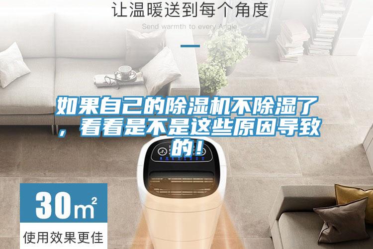 如果自己的除濕機(jī)不除濕了，看看是不是這些原因?qū)е碌模?></div>
								<div   id=