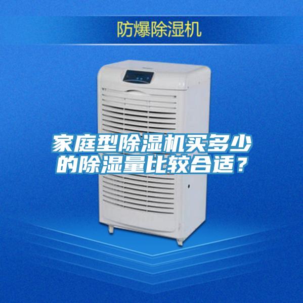 家庭型除濕機(jī)買多少的除濕量比較合適？