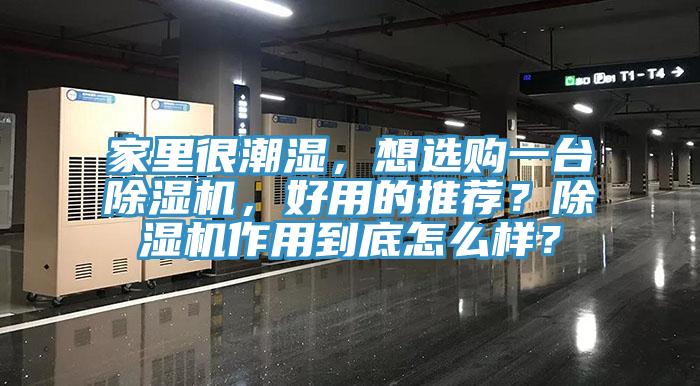 家里很潮濕，想選購一臺除濕機，好用的推薦？除濕機作用到底怎么樣？