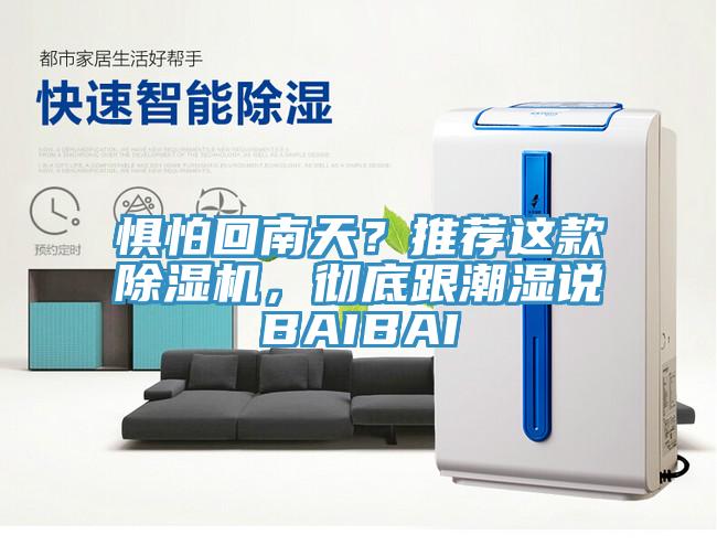 懼怕回南天？推薦這款除濕機(jī)，徹底跟潮濕說(shuō)BAIBAI