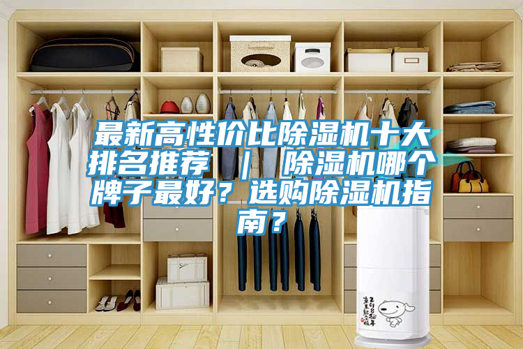 最新高性價比除濕機十大排名推薦 ｜ 除濕機哪個牌子最好？選購除濕機指南？