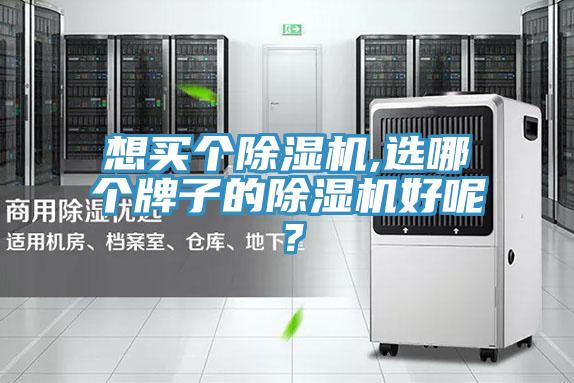想買個除濕機,選哪個牌子的除濕機好呢？