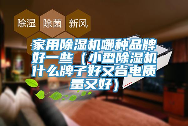 家用除濕機哪種品牌好一些（小型除濕機什么牌子好又省電質(zhì)量又好）