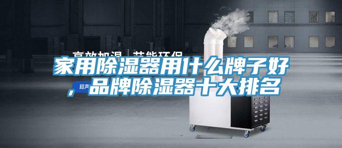 家用除濕器用什么牌子好，品牌除濕器十大排名