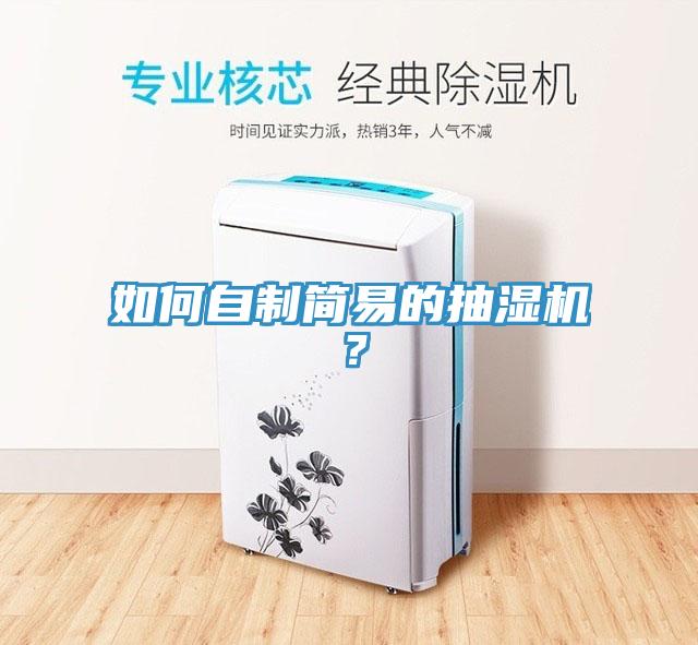 如何自制簡(jiǎn)易的抽濕機(jī)？