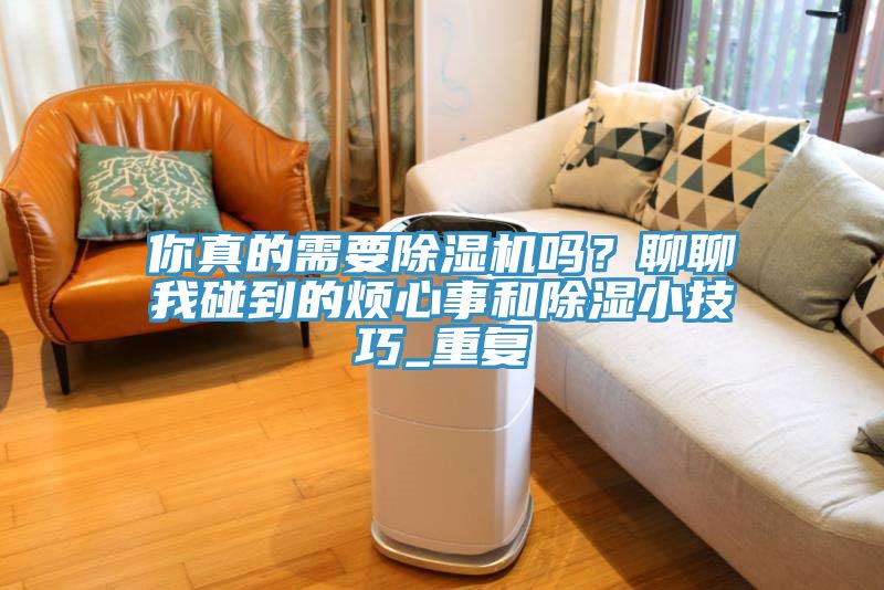 你真的需要除濕機(jī)嗎？聊聊我碰到的煩心事和除濕小技巧_重復(fù)
