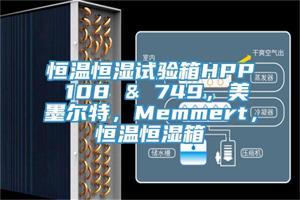 恒溫恒濕試驗(yàn)箱HPP 108 & 749，美墨爾特，Memmert，恒溫恒濕箱