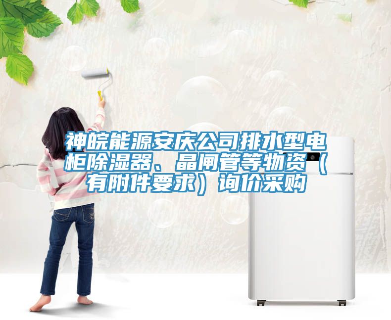 神皖能源安慶公司排水型電柜除濕器、晶閘管等物資（有附件要求）詢價(jià)采購
