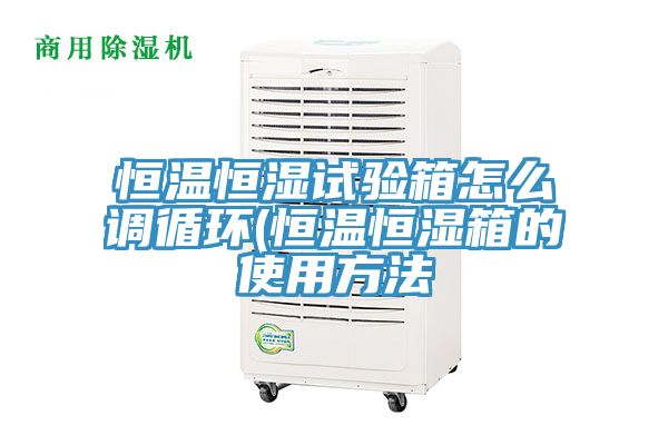 恒溫恒濕試驗箱怎么調循環(huán)(恒溫恒濕箱的使用方法