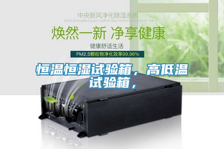 恒溫恒濕試驗箱，高低溫試驗箱，
