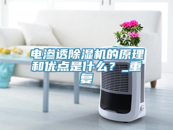 電滲透除濕機的原理和優(yōu)點是什么？_重復
