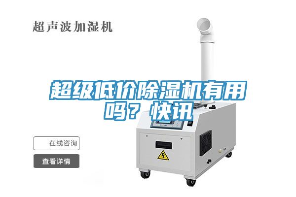 超級低價除濕機有用嗎？快訊