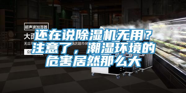 還在說除濕機(jī)無用？注意了，潮濕環(huán)境的危害居然那么大
